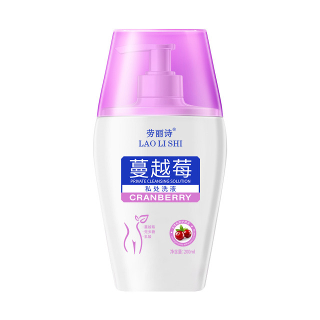 12711848.蔓越莓私处洗液200ml/瓶温和净护清洁养护净味私处
