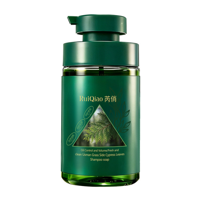 13180005.乌斯曼草侧柏叶洗发皂液500ml/瓶蓬松柔顺养发草本植萃洗发水洗发皂液