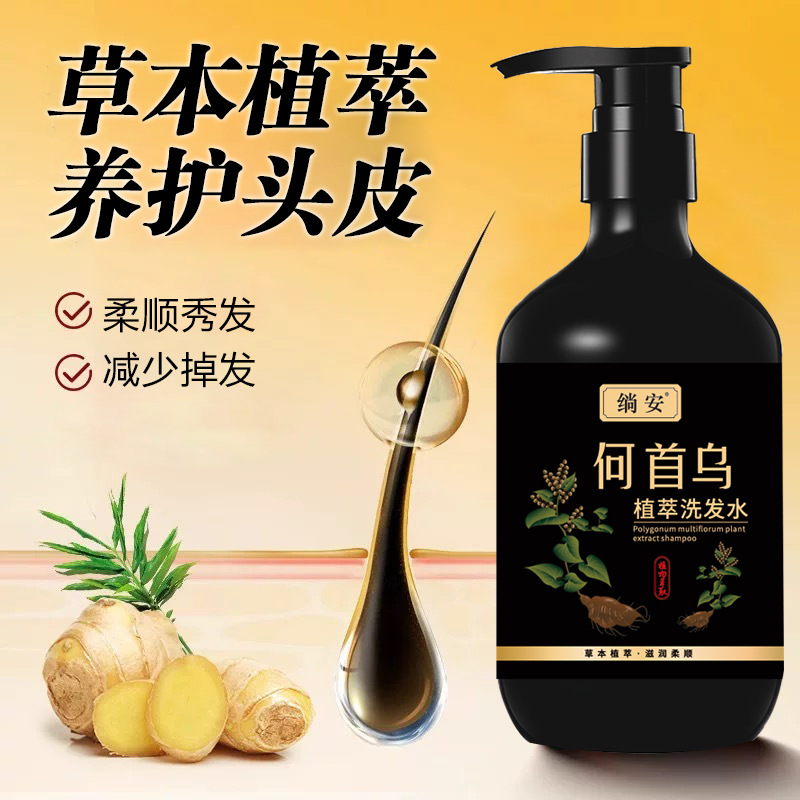 13191933.300ml/瓶何首乌洗发液改善毛躁清爽滋养柔顺洗发水