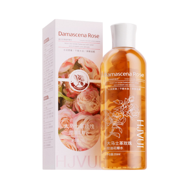 13207028.大马士革玫瑰控油花瓣水250ml/瓶玫瑰花瓣水平衡水精华纯露玫瑰花萃水