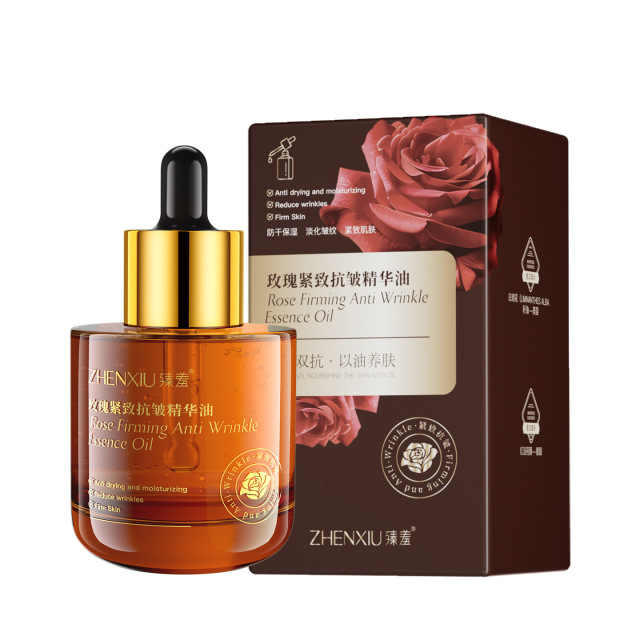 13211354.玫瑰紧致抗皱精华油30ml/瓶嫩亮以油养肤面部修护淡纹提拉精华油
