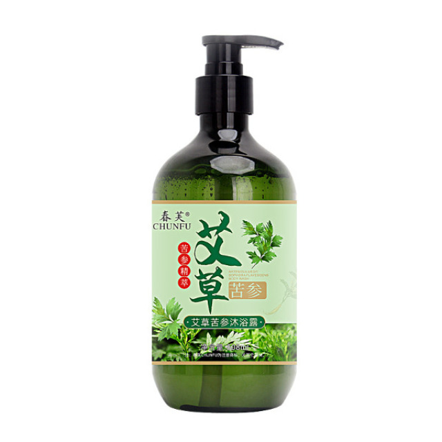 13303437.艾草苦参沐浴露508ml/瓶止痒净肤沐浴液植物本草深层清洁清爽保湿去痘印