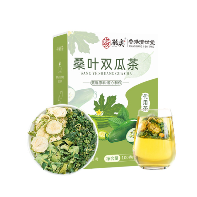 13318354.桑叶双瓜茶100g/盒养生茶饮健康饮品