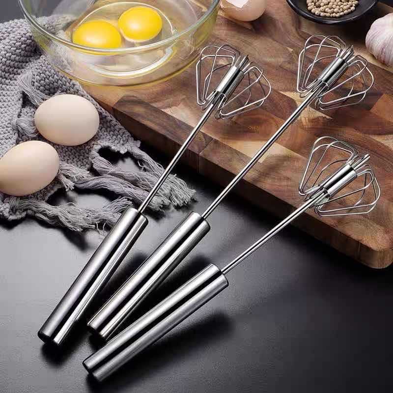 13348618.烘焙工具打蛋器不锈钢加粗搅拌器半自动打蛋器手动迷你硅胶打发器