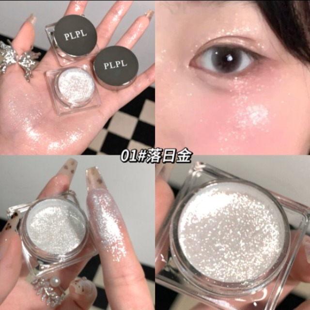 13345322.闪钻偏光眼影4g/块爆闪破碎啫喱眼影提亮液体高光碎钻眼线亮片ins
