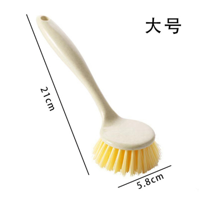 13354642.家用多功能刷锅神器厨房小麦秸秆洗锅刷清洁洗碗刷长柄不沾油锅刷