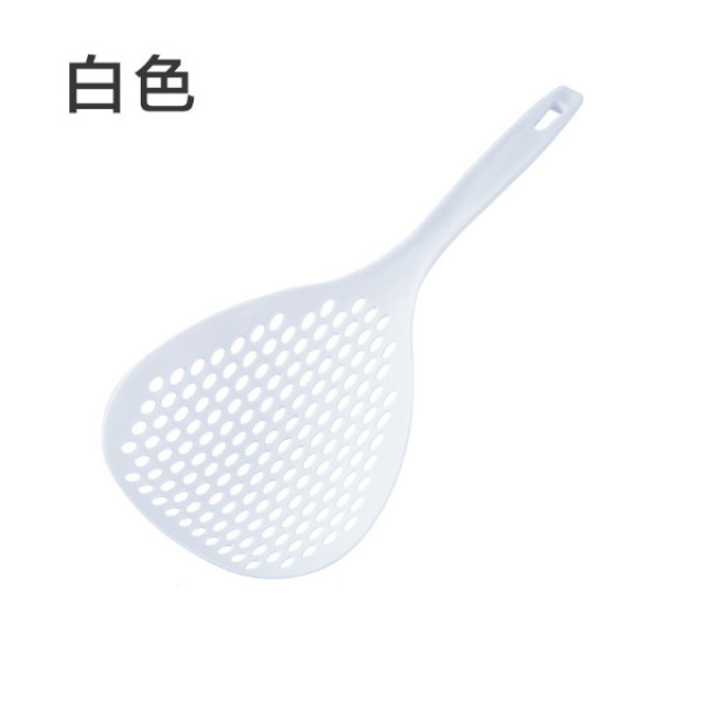 13354752.多功能加长柄大漏勺塑料滤水勺厨房大号家用沥水耐高温饺子捞面勺