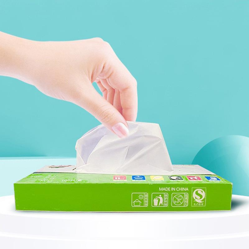 13354582.一次性TPE手套抽取式tpe手套薄膜手套食品级防护透明加厚手套