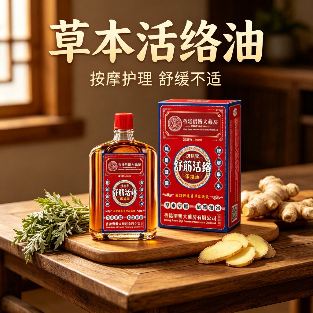 13732779.颈椎腰椎外用关节按摩药油筋络油30ml/瓶