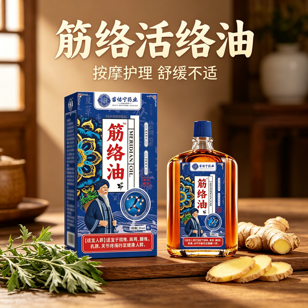 13732822.活络油透骨液颈椎腰椎外用关节筋络油按摩油30ml/瓶