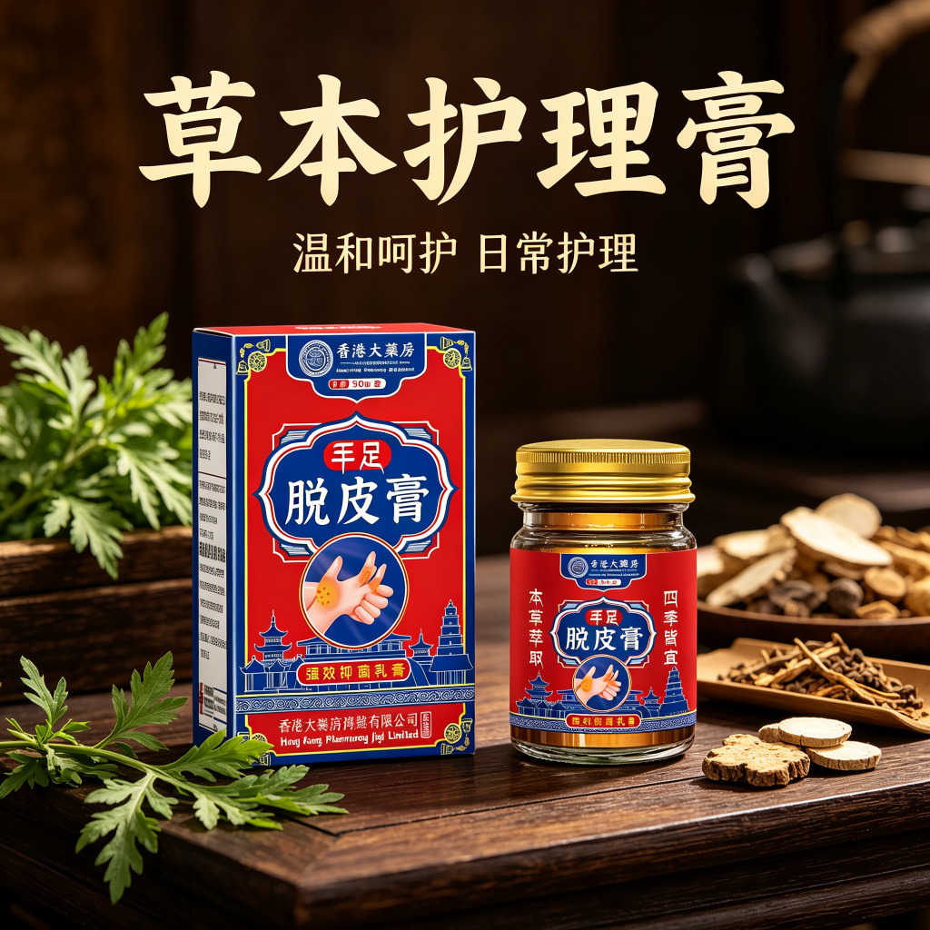 13734287.皮皮肤毛周角化修护去角质鸡皮肤手足脱皮膏50g/瓶