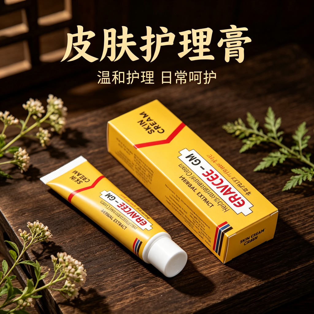13736794.黄膏印度神器外用皮肤保健膏印度配方抑菌膏20g/支