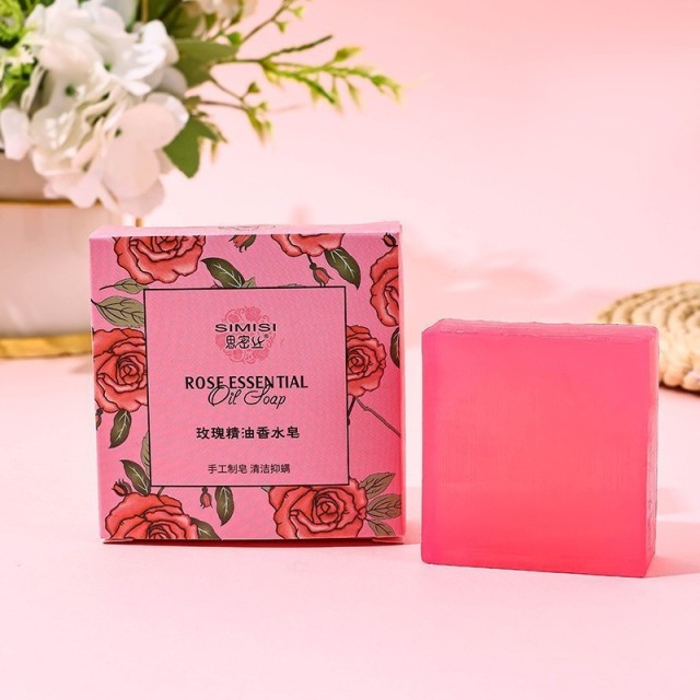 13735279.瑰茉莉桂花薰衣草花香精油皂 清洁滋润手工皂80g/块