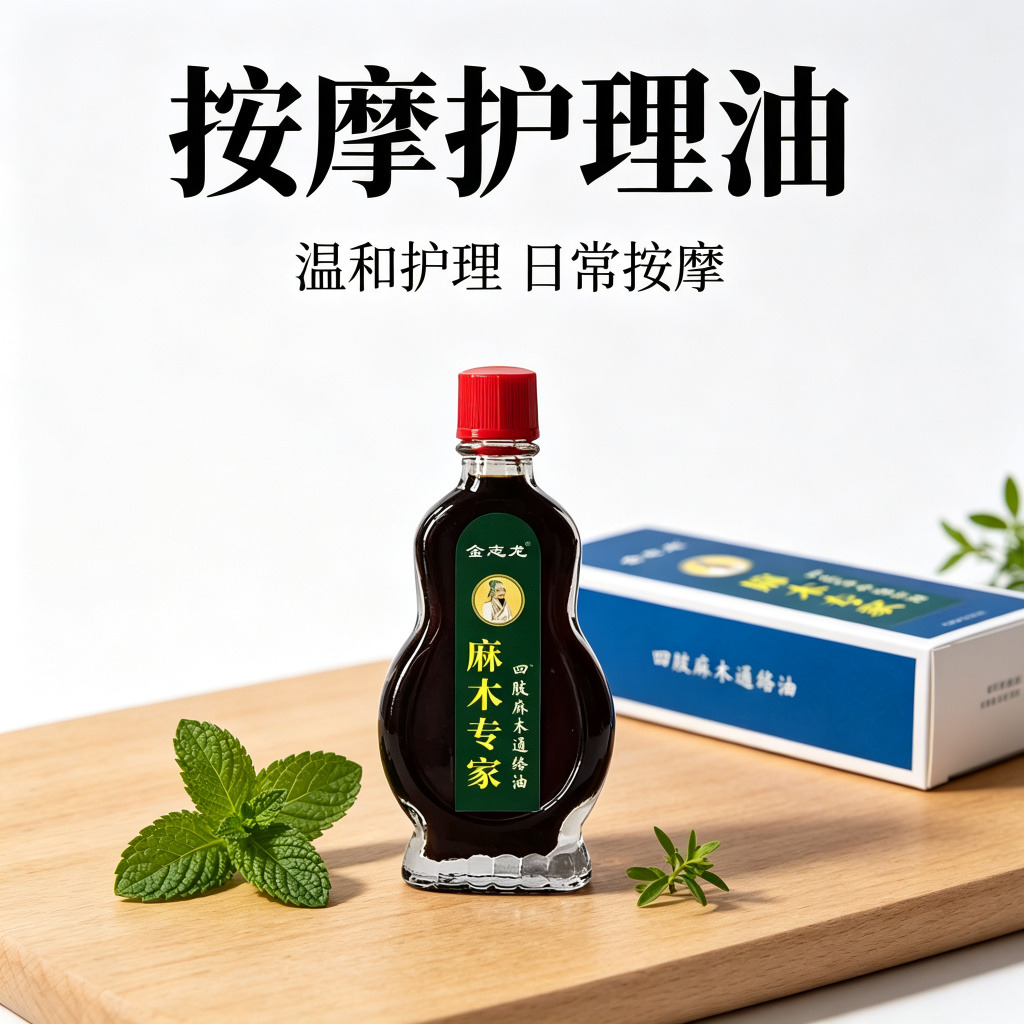 13738701.四肢麻木通络油四肢酸痛麻木无力通络油15ml/瓶