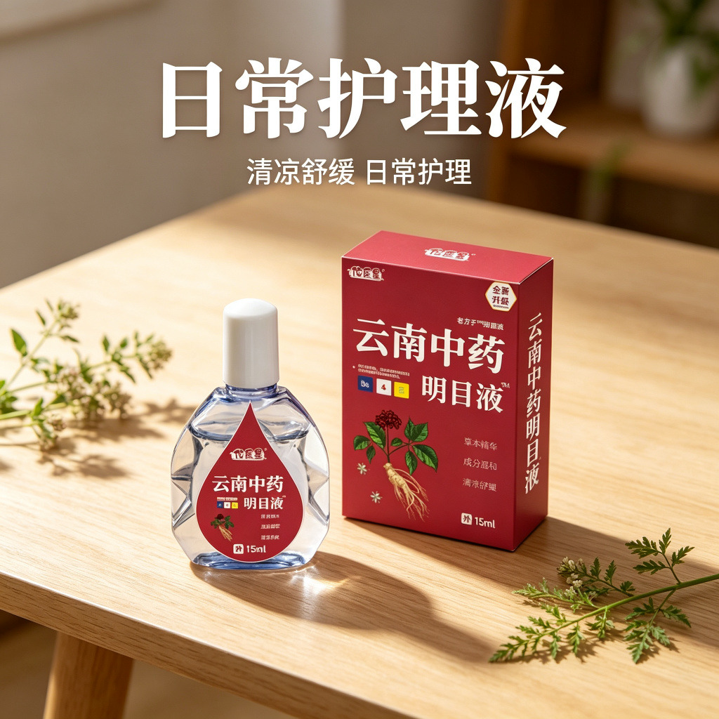 13739101.明目液滴眼液洗眼液15ml草本萃取身体护理15ml/瓶
