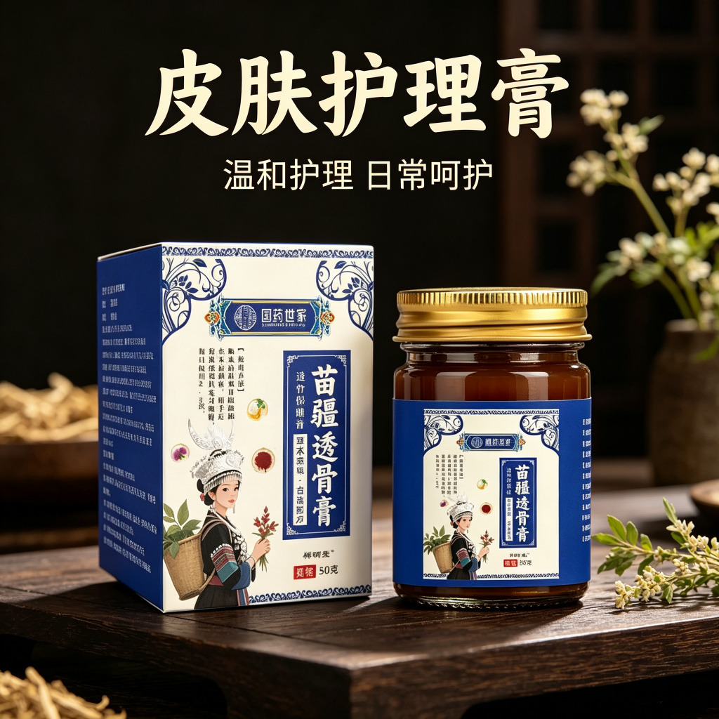 13737740.透骨膏苗疆透骨膏温和缓和透骨膏50g/瓶