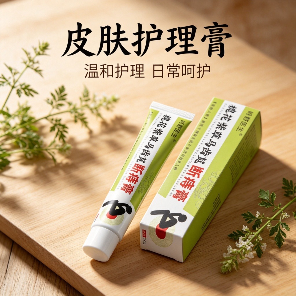 13738143.槐花紫草马齿苋断痔膏消肉球肛门膏20g/支