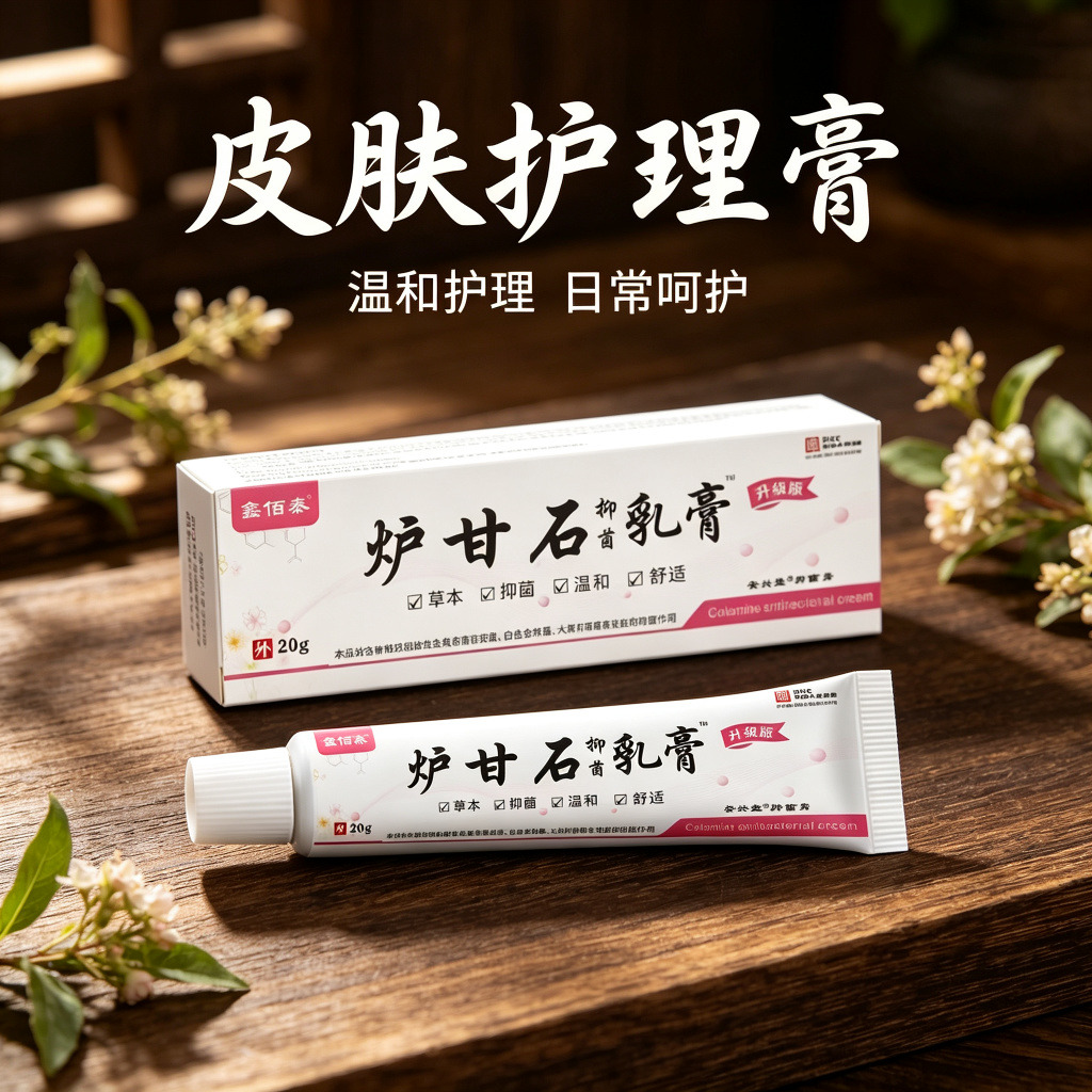 13738630.炉甘石抑菌止痒乳膏20g皮肤不适护理20g/支