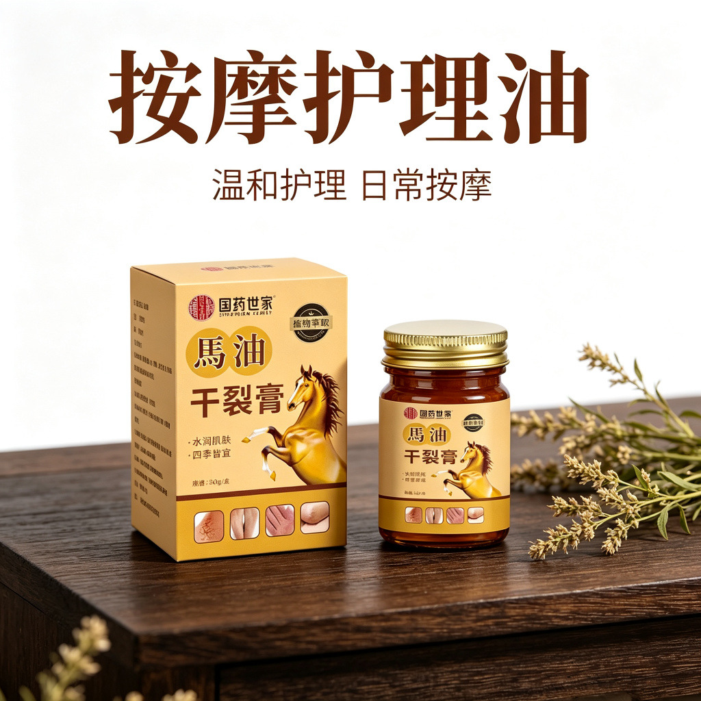 13749937.马油干裂膏50g水润肌肤四季皆宜50g/盒