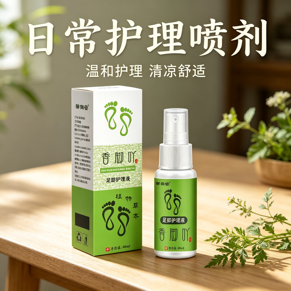 13752023.足部护理液60ml草本萃取身体护理60ml/瓶