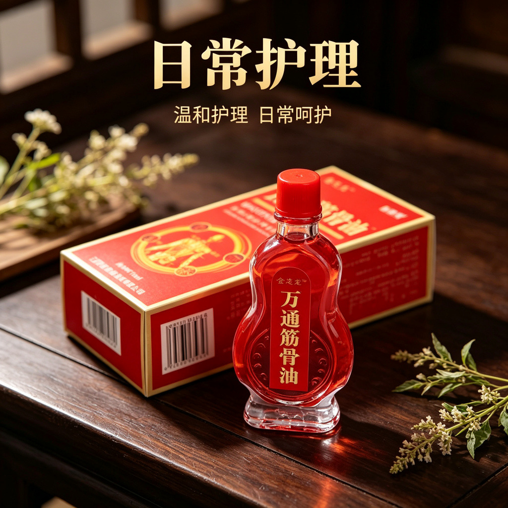 13752874.万通筋骨油红花油呵护温和不刺激筋骨油15ml/瓶