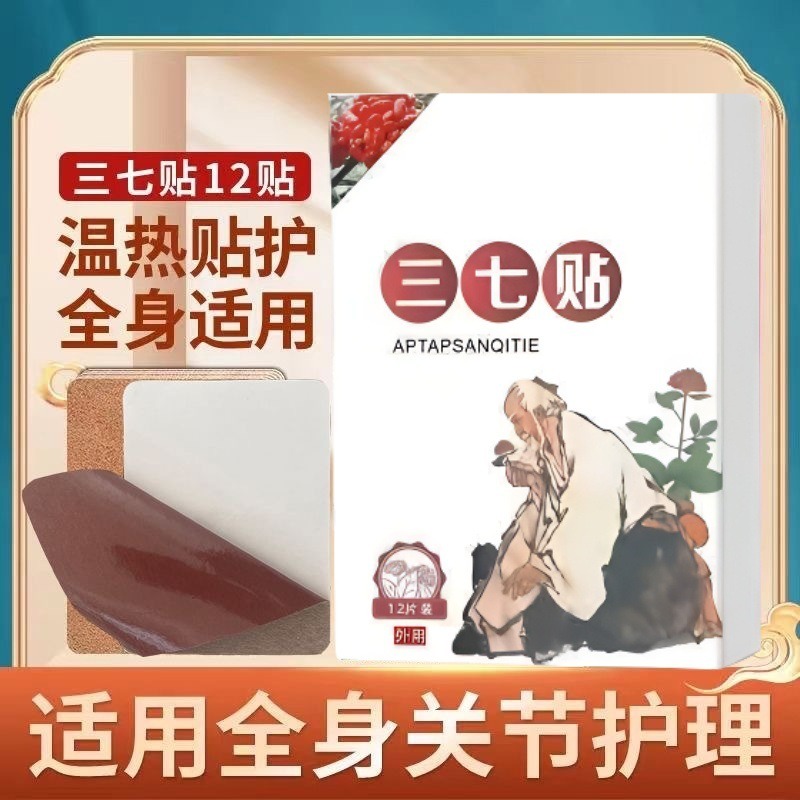13754316.草本三七贴深入渗透中老年关节12片/盒