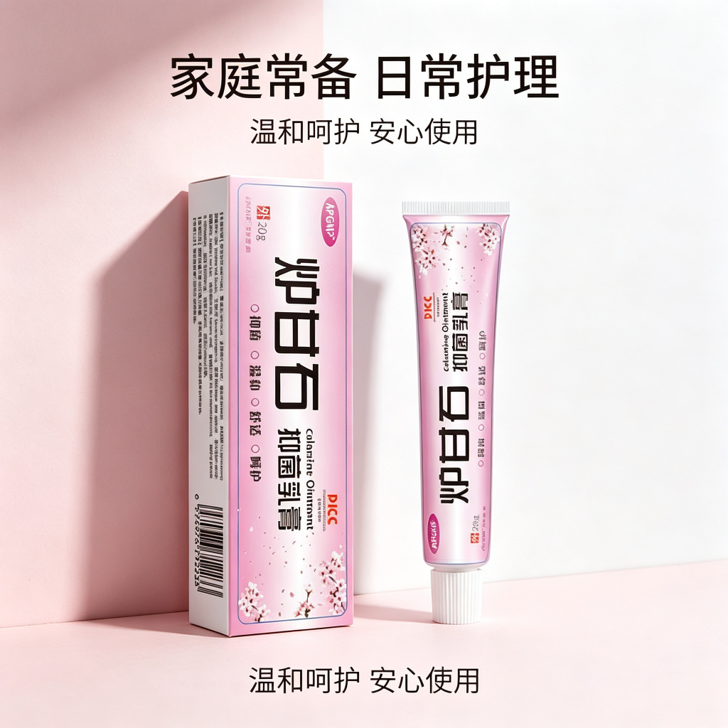 13754993.炉甘石草本萃取温和身体护理抑菌止痒乳膏20g/支