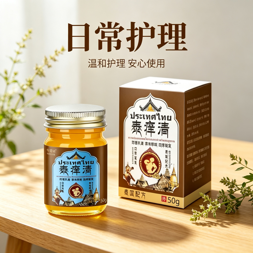 13755922.泰国止痒膏护理抑菌50g/瓶