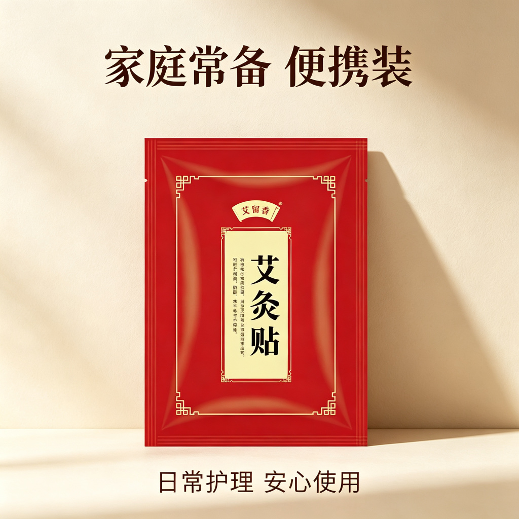 13755364.艾灸贴颈肩腰腿疼痛贴热敷艾草生姜贴裸贴散装1袋