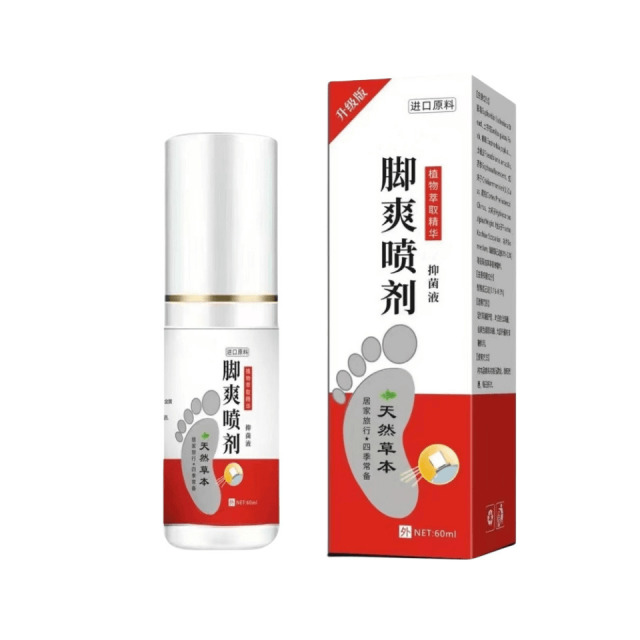 13756411.脚爽喷头脚气克星喷剂草本脚气克星喷雾剂60ml/瓶