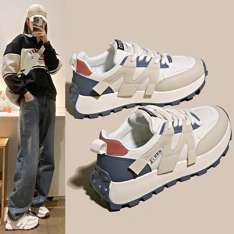 12188401.厚底老爹阿甘鞋休闲女韩版休闲跑步运动鞋子G6822-3