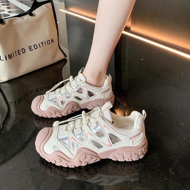 12187899.厚底老爹鞋女时尚百搭休闲登山户外运动休闲鞋