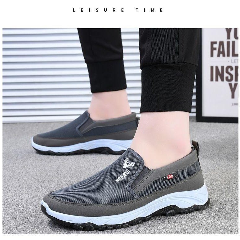12187260.鞋子男帆布鞋软底休闲透气舒适shoes一脚蹬男士布鞋