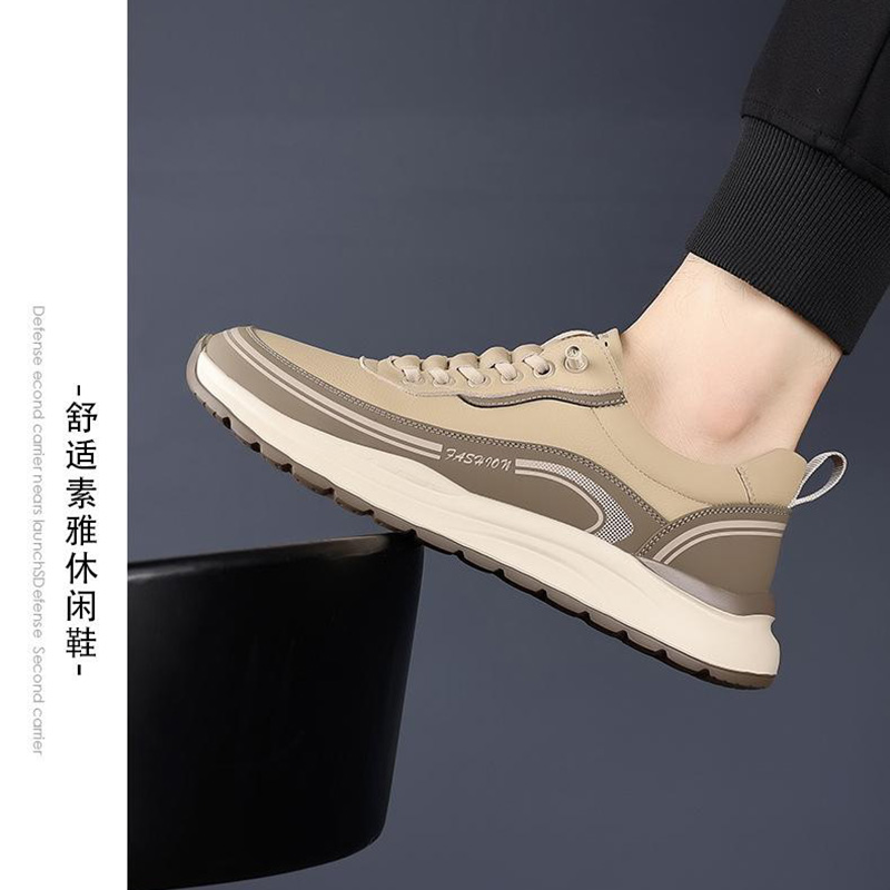 12190645.男鞋春季时尚小白鞋男士休闲鞋轻便柔软户外登山鞋子