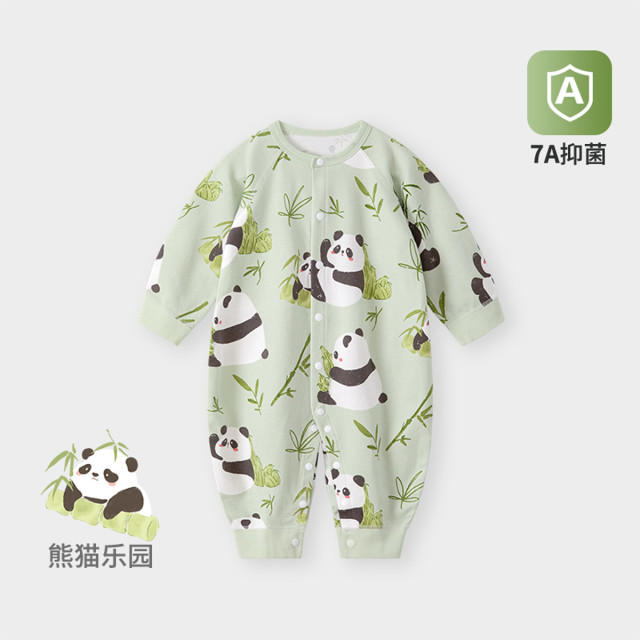 13640429.婴儿连体衣春秋款新生衣服纯棉睡衣婴幼儿男女宝宝春装哈衣