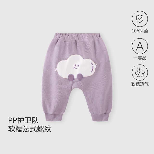 13640765.婴儿卫裤大PP裤秋装外穿洋气宝宝休闲裤外出男女童宽松裤子春秋款