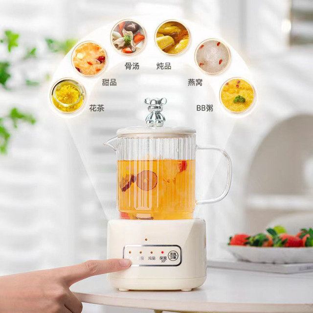 12713629.多功能养生壶玻璃烧水壶迷你花茶茶壶泡茶壶