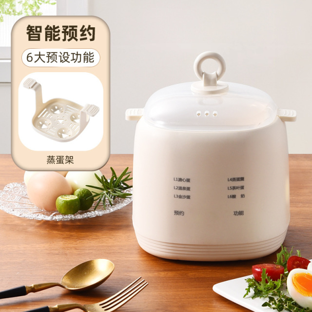 12715569.迷你小型可预约定时早餐煮鸡蛋煮蛋器自动断电全自动多功能蒸蛋器