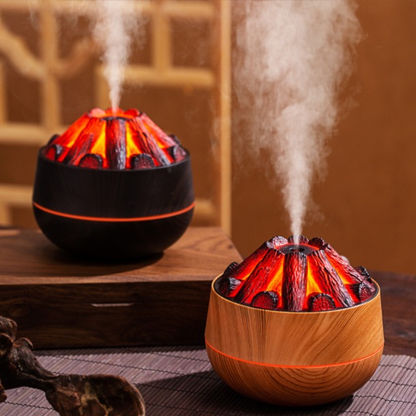 12723588.家用桌面便携式炭火加湿器USB静音迷你仿真炭火加湿器