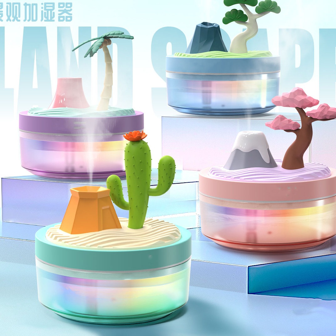 12739425.景观加湿器植物盆栽补水仪喷雾器迷你便携式