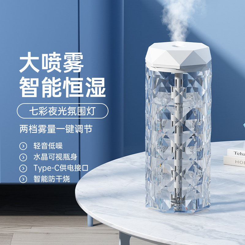 12746456.空气加湿器喷雾USB办公室小型加湿器家用卧室房间大容量加湿器