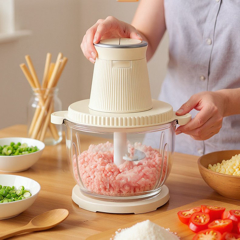 12747384.多功能2.5L绞肉机全自动电动小型搅肉机