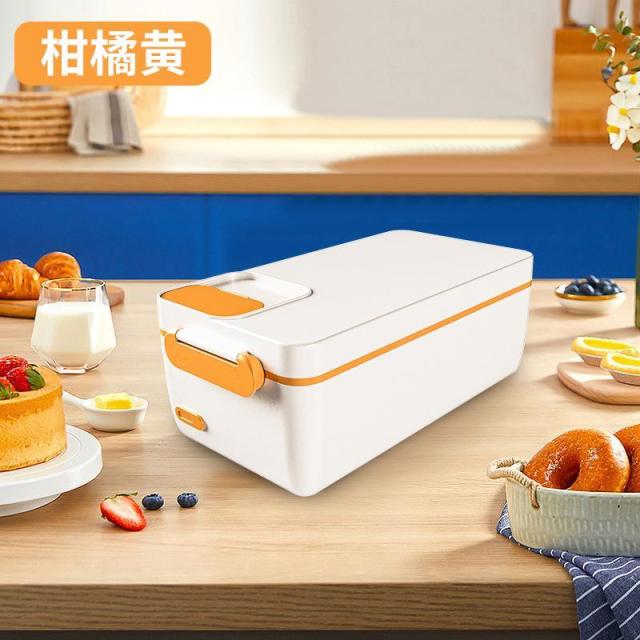 13084334.USB充电加热饭盒免注水保温上班族不插电无线自热便当盒