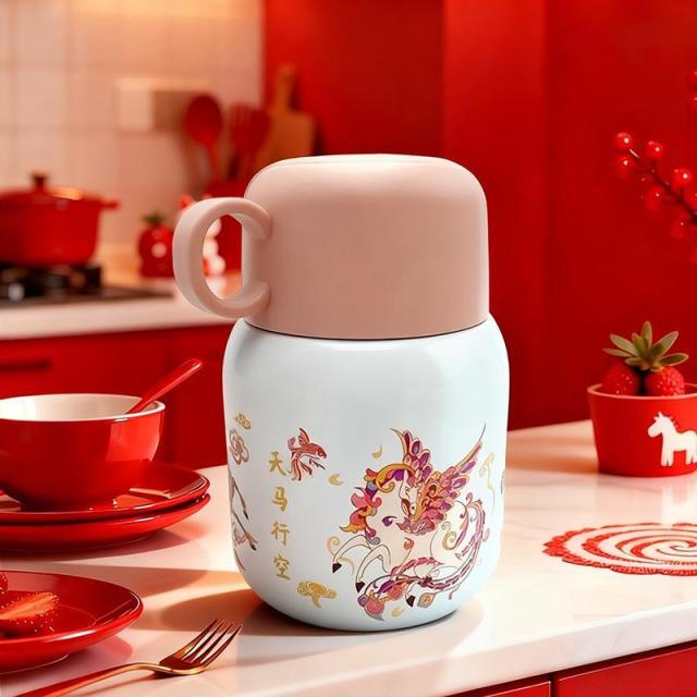 13208419.焖烧杯大容量饭盒喜庆马图焖粥银耳燕麦便携保温桶