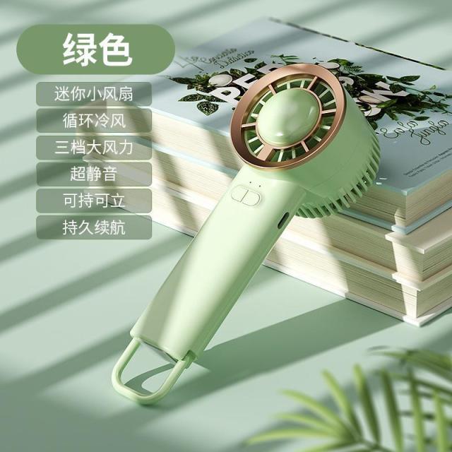 13342632.小风炮手持小风扇无叶涡轮迷你便携USB桌面电风扇无叶风扇