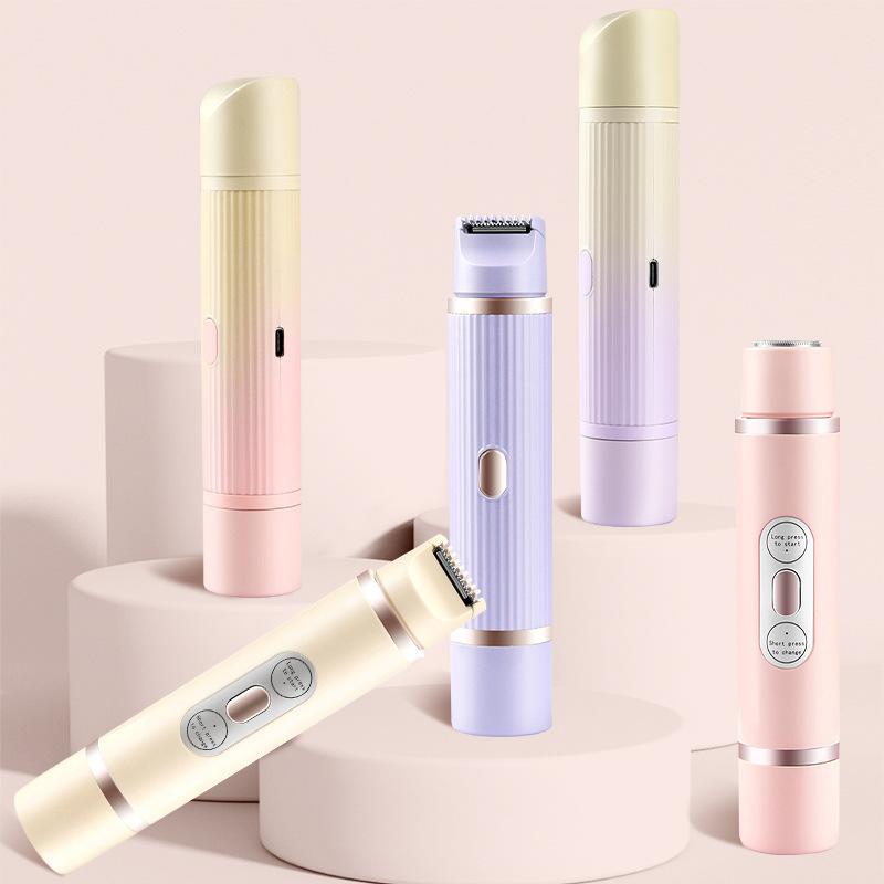 13487693.脱毛器女士双头剃毛器私处阴毛修剪器电动刮毛刀男女脱毛仪