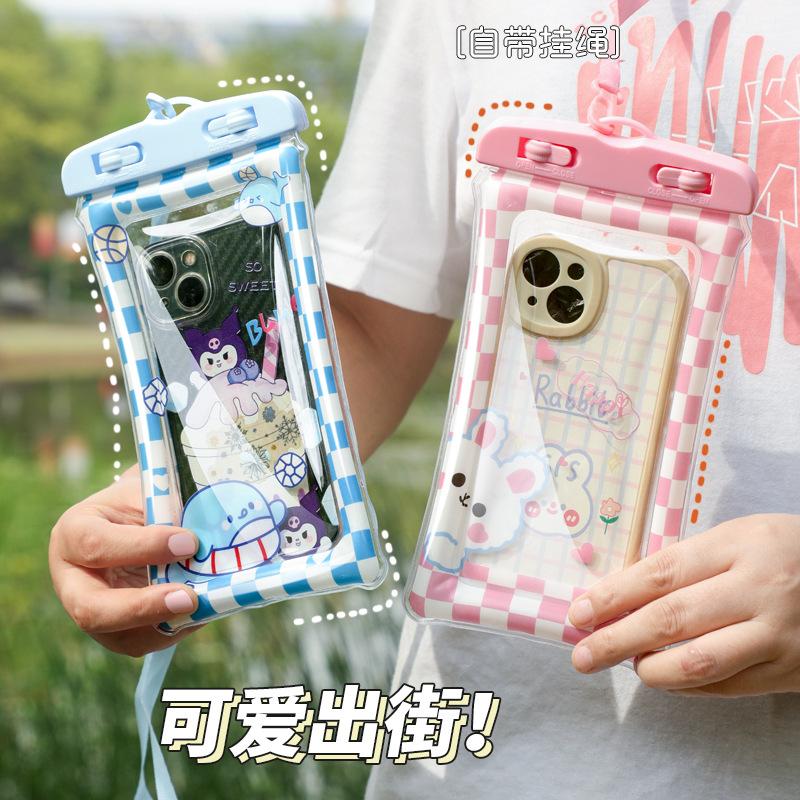 13668547.手机防水袋可触屏防水袋手机可触屏保护套户外游泳漂流专用密封袋