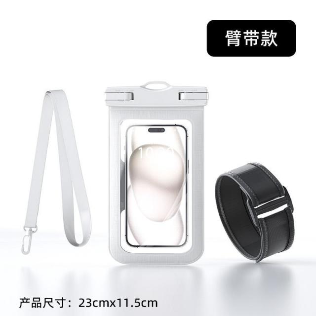 13663426.游泳手机防水袋臂挂密封保护套绑手臂包胳膊手腕浮潜水专用可触屏