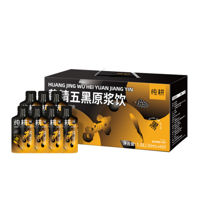 13157919.纯耕黄精五黑原浆饮30ml*30/60袋