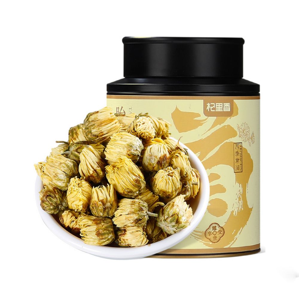 13677476.杞里香桐乡原产胎菊80g 铁罐装锁鲜